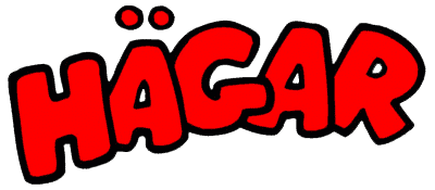 Hagar The Horrible logo for Amiga